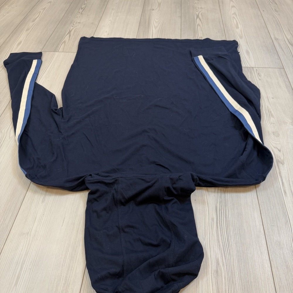 NWT Nautica Men's XXL Pullover Lightweight Hoodie Shirt Blue Drawstrings - Picture 10 of 12